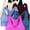 6 Pack: Vibrant Assortment, variant on Womens Pack of 6 Comfortable and Supportive Racerback Sports Bras