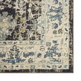thumbnail image 4 of Laura Hill Bella Amelia Damask Area Rug, Navy/Ivory, 7'10"x10'2", 4 of 5