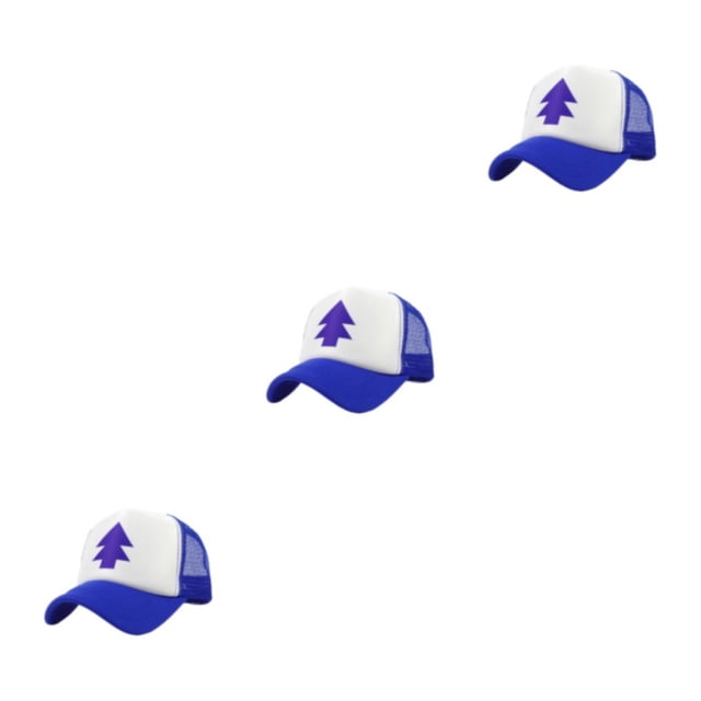 relayinert Fashionable Baseball Cap For Sun Protection Adjustable Trucker Baseball Caps As Shown 3Set