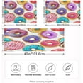 thumbnail image 2 of Coolnut Beautiful Donut Cake Pillowcase for Hair and Skin Silk Pillowcase Standard Size 20 ×26Inn, Soft and Breathable Slippery Satin Pillowcase Covers for Sleep Decor Giftsation 406, 2 of 7