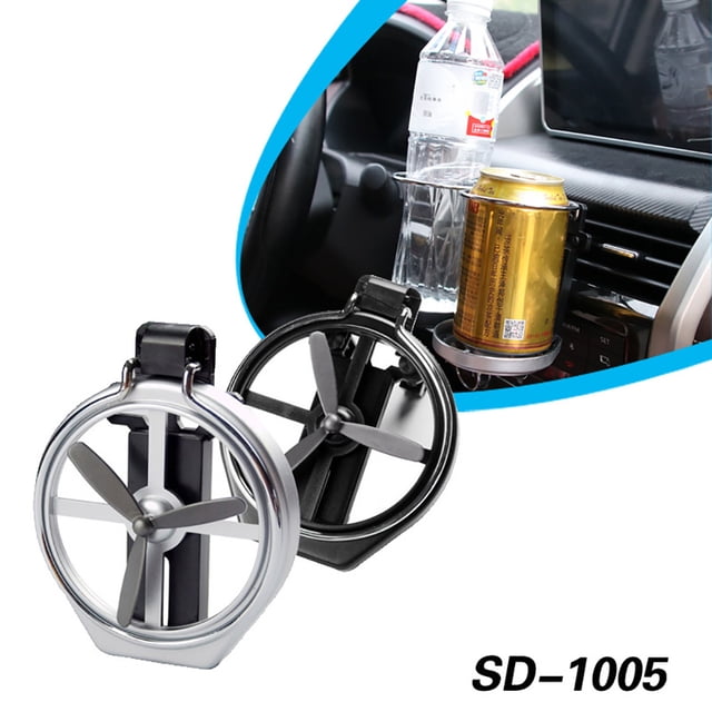 Portavasos para bebidas de agua con salida de aire de automóvil Portavasos plegable para salida de aire acondicionado para botella de agua