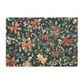thumbnail image 7 of Yayeee Bath Rug for Bathroom Floor Non Slip Rectangle Fluffy Soft Absorbent Mat, 16"x24", Christmas Bows, 7 of 7