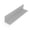Clear Anodized (Satin), variant on Outwater Plastics Satin Finish 1-1/2''X 1-1/2''X 1/16'' Aluminum Angle Moulding 46 Inch Lengths (Pack of 3)