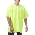thumbnail image 5 of Pro Club Men's Heavyweight Cotton Short Sleeve Crew Neck T-Shirt,SAFETY GREEN,L, 5 of 5
