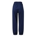 thumbnail image 5 of Pantalones Casuales Gibobby para Mujer con Bolsillo Parche Overol Cintura elástica azul marino M, 5 of 5