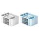 thumbnail image 1 of Organizador de Escritorio de Oficina con Soporte para Bolígrafos de 2 Piezas con Cajones para Ahorrar Espacio , Azul y blanco, 1 of 9