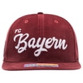 thumbnail image 2 of Men's Crimson Bayern Munich Plush Snapback Hat, 2 of 4