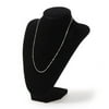 Darice 9" Black Velvet Bush Necklace Stand, 1 Each
