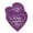 Purple, variant on Inkdotpot Pack Of 100 Happy Valentine's Day Valentine Favor Paper Tags Craft Real Gold Foil Hang Tags