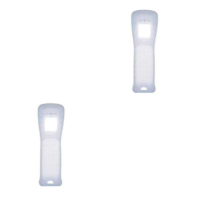 Kearding Controlador de juegos a prueba de polvo, cubierta a prueba de impactos, Gamepad extraíble reutilizable, carcasa protectora de Blanco 2piezas