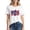 a1000_White, variant on Goodtrade8 Womens USA Years Anniversary Shirts Crew Neck Casual Pullover Red White and Blue Independence Day Summer Fourth of July American Flag Fashion Shirts for Women Short Sleeve