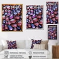 thumbnail image 4 of Designart "Purple Amethyst for Zen Meditation II" Spiritual Framed Wall Art - Global Purple Spiritual Stone Hallway Framed Wall Art Decor, 4 of 6