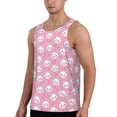 thumbnail image 2 of Fotbe Cute Cat Pattern Men's Quick Dry Workout Tank Top Gym Muscle Tee Fitness Bodybuilding Sleeveless T Shirt Breathable Workout Shirt-Small, 2 of 9