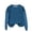Blue, variant on Crewneck Sweatshirts for Women Polka Dot Long Sleeve Oversized Pullover Top,Ladies Fall Winter Warm Sweatshirt Gray L