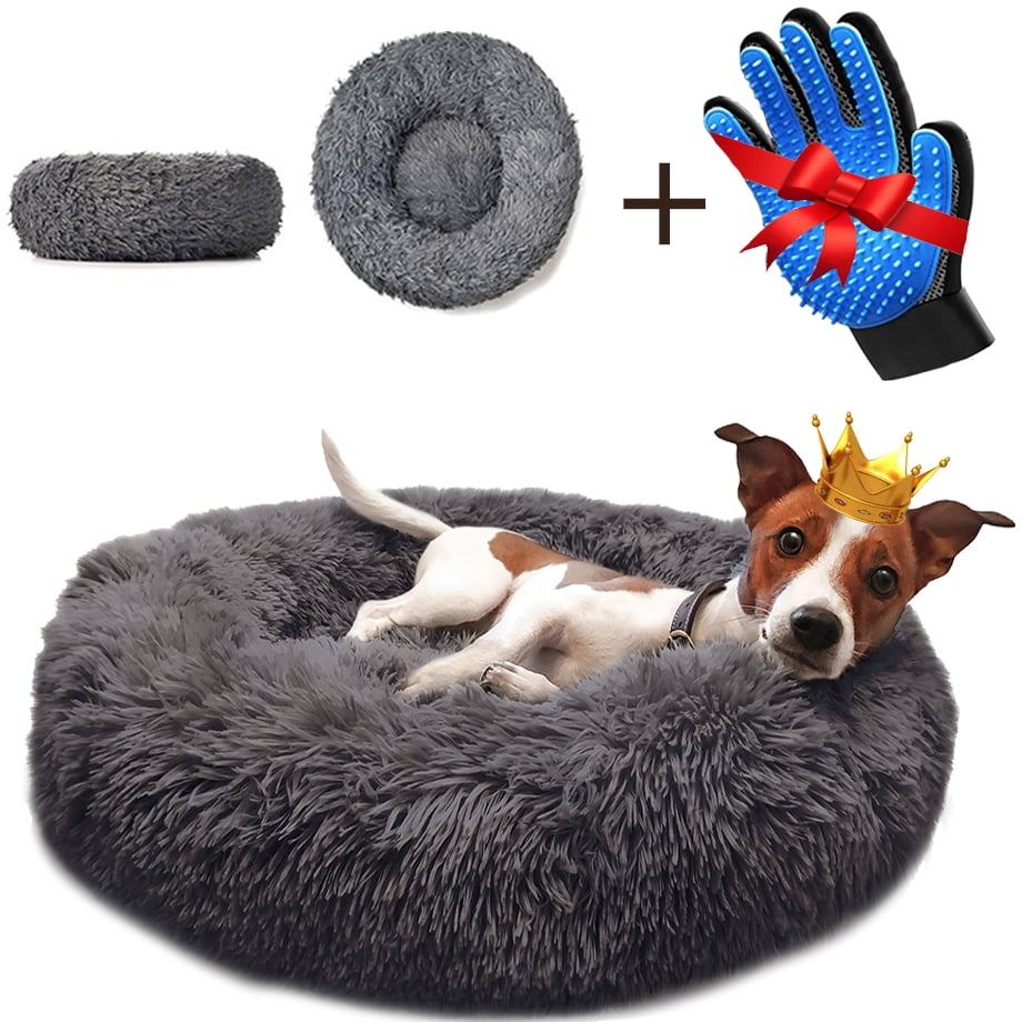 Dog/Cat Bed Anti Anxiety Pet Calming Bed Orthopedic Ultra Soft