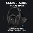 thumbnail image 6 of Logitech G935 Wireless Gaming RGB Headset, 7.1 Surround Sound, DTS Headphone:X 2.0, 50 mm PRO-G Drivers, 2.4 GHz Wireless, Flip-to-Mute Mic, PC, 6 of 10