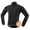 Black, variant on Men Cycle Jacket Waterproof Windproof Thermal Fleece Bike Jersey Riding Running Autumn Winter Jacket Coat