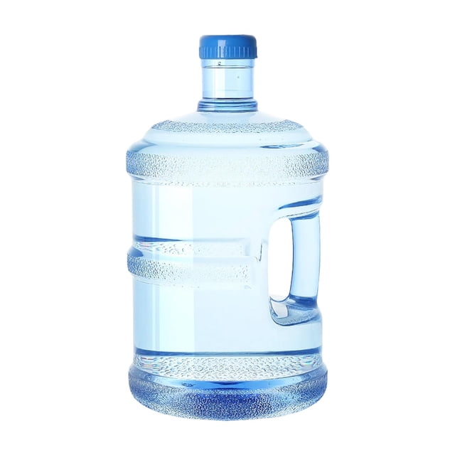Botella de agua reutilizable, versátil, portátil, vacía y fácil de limpiar. Azul 5L