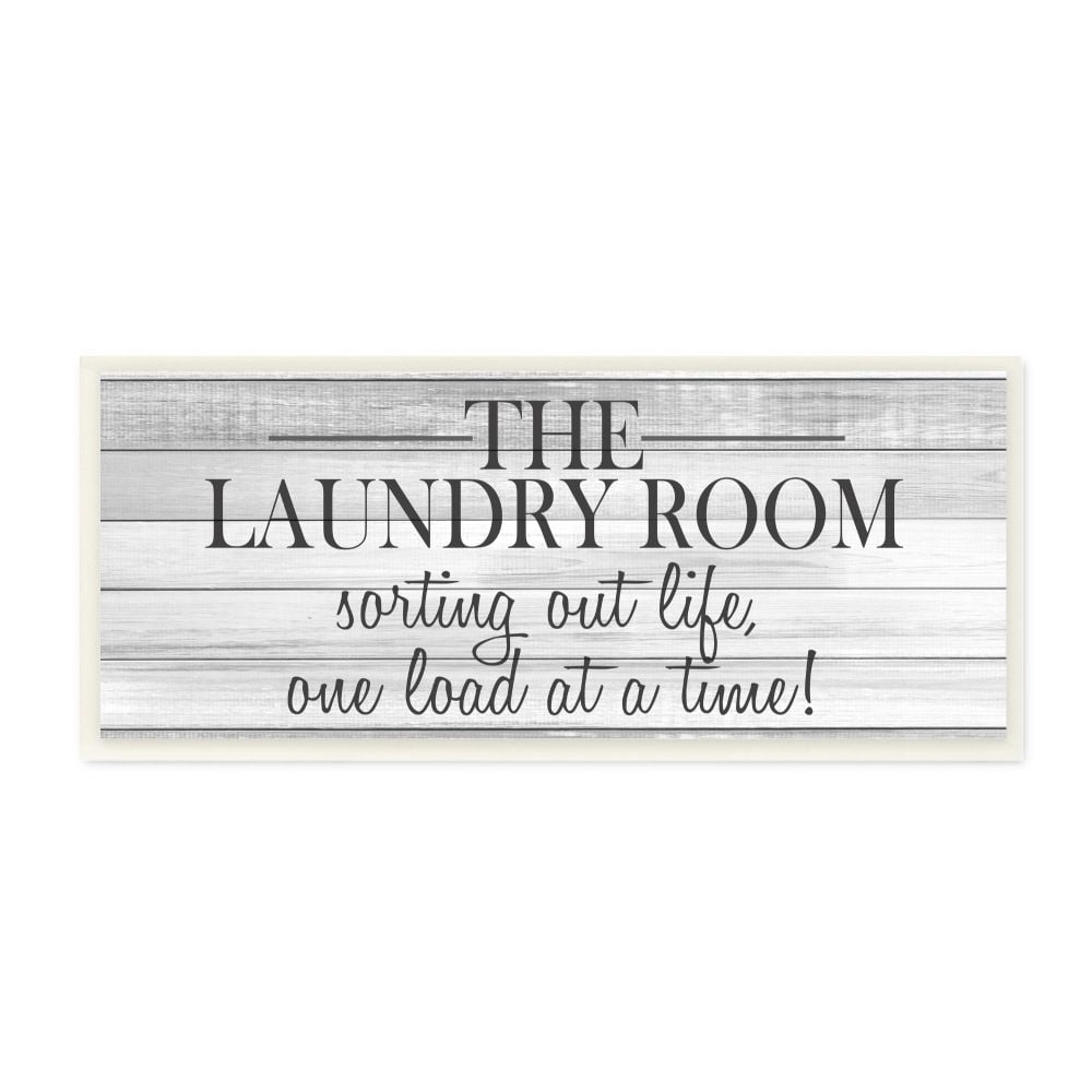 The Stupell Home Decor Collection Laundry Sorting Out Life Typography ...