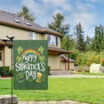 thumbnail image 2 of St. Patrick's Day Garden Flag Irish Holiday Outdoor Flag Shamrock Clovers Lucky Yard Flags 12.5''×18'' Linen Vertical Double Sided House Flag for Home,garden DecorSpring Holiday Decor, 2 of 4