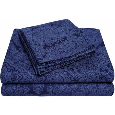 Superior 600 Thread Count Wrinkle-Resistant Luxury Cotton Italian Paisley Sheet