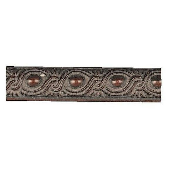 Picture Frame Moulding (Wood) 18Ft Bundle - Ornate Finish - 0.5" Width - 7/16" Rabbet Depth