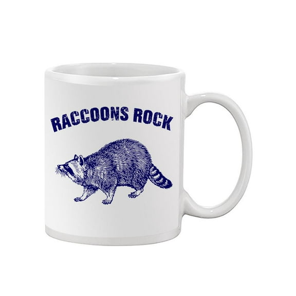 Raccoons Rock Mug - Smartprints Designs,