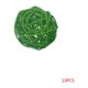 thumbnail image 2 of Yuarrent 10 Uds. De bolas de ratán decorativas únicas y versátiles de para varios entornos del hogar, decoración de ratán Aromaterapia y Aceites Esenciales Verde, 2 of 6