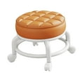 thumbnail image 4 of Paburas de rodillos giratorios de 360 ​​ degree Reladores giratorios universales de bajo ruido fácil para mover el asiento del heces de cambio de calzado naranja, 4 of 8