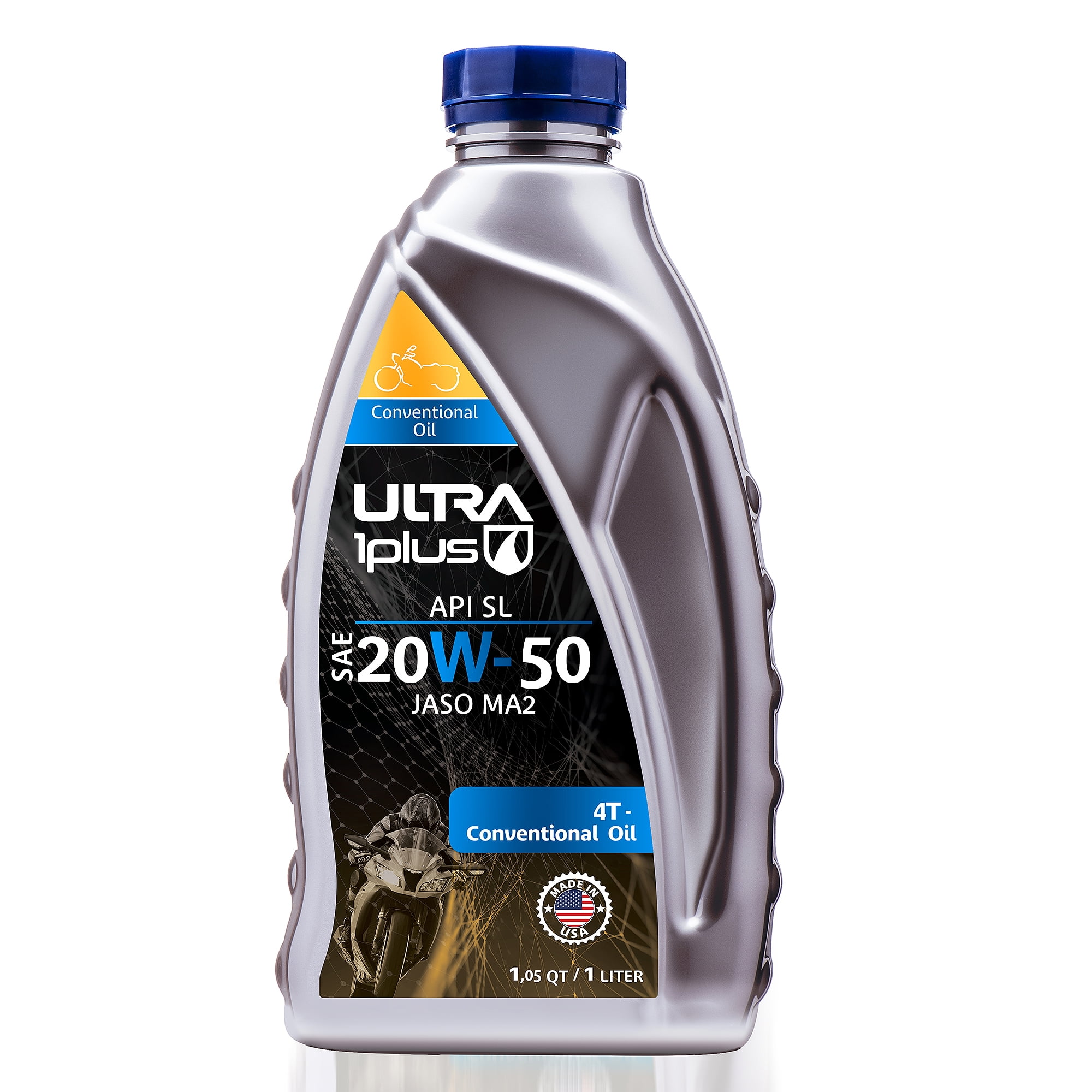 Ultra1Plus™ SAE 20W-50 Conventional 4T Motor Oil, API SL JASO MA2 ...