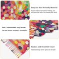 thumbnail image 5 of FORMRS Womens Scarf Winter Soft Long Big Warm Shawls Wrap Tassel Scarves, Green Colorful Circles, 5 of 9