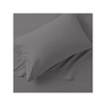thumbnail image 3 of Refurbished Purity Home Organic Cotton 300 Thread Count Eco-Friendly Sheet Set & Pillowcases - DARK GRAY ONE SIZE, 3 of 4