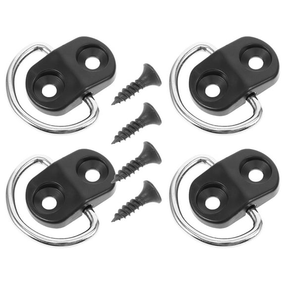 4pcs Car Trunk Tie Down Anchors Truck Hooks Truck Cargo Anchors Trailer Tie Down Rings