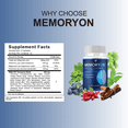 thumbnail image 4 of (3 Pack) MemoryOn Brain Supplements, Memory On Premium Nootropic (180 Capsules), 4 of 9