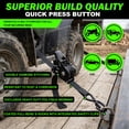 thumbnail image 4 of MATSKY 1"x10' Retractable Ratchet Straps Heavy Duty Tie Downs with Safety S-Hooks & Soft Loops, 1800lbs, for Truck, Trailer, ATV, 2-Pack, 4 of 7