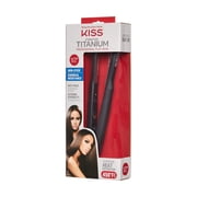 Kiss Nano Titanium Professional Flat Iron Hair Straightener & Styling Tool, 1/2, 0.86 lbs.