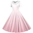 thumbnail image 3 of Avrntaa Summer Dress for Little Girls Short Sleeve A-Line Maxi Dresses Gradient Cute Sundress for 5-14Y, 3 of 6