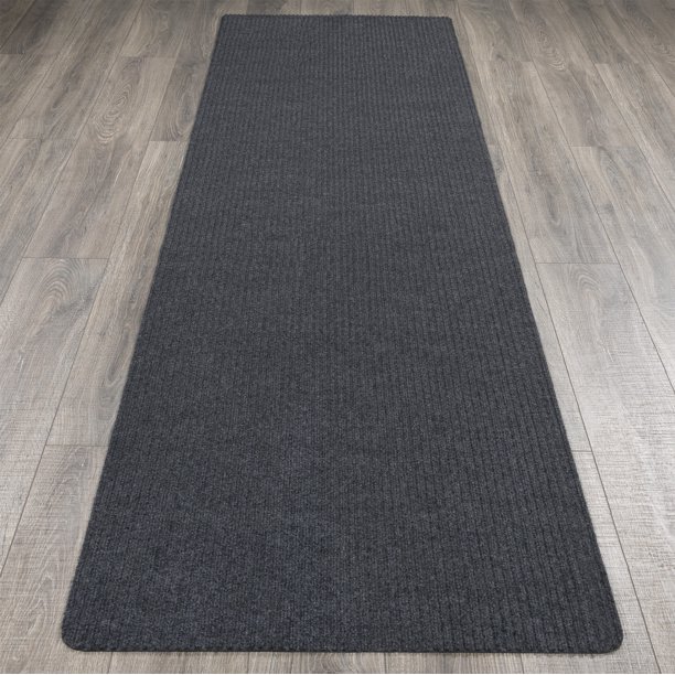 Ottomanson Lifesaver Utility Ribbed Carpet Indoor/Outdoor Mat Area Rug or Runner