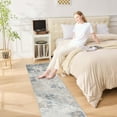 thumbnail image 4 of x Area Rug Living Room Rugs Washable Neutral Modern Abstract Soft Thin Large Rug Indoor Floor No Slip Rug Carpet for Bedroom Under Dining Table Home Office Decor Grey, 4 of 8