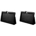 thumbnail image 1 of 2X Support en Cuir pour Tablette Windows 8 Rt 10.6, Noir, 1 of 6