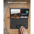 thumbnail image 2 of ESR Keyboard Case Compatible with iPad Air 13 Inch Case Keyboard M4/M3/M2 (2026/2025/2024) & iPad Pro 12.9 inch (6th/5th/5th/3rd), Floating Stand with Multi-Touch Trackpad, Black, 2 of 8
