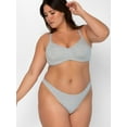thumbnail image 6 of Smart & Sexy Women's Comfort Cotton Rib High Leg Thong, 2-Pack, Style-SA1413, 6 of 8