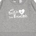 thumbnail image 3 of Inktastic Bestie Frenchie Baby Sweatshirt, 3 of 4