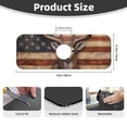 thumbnail image 2 of Sikiie Deer American Flag Wall Splash Guard for Sink Faucet-1 PC Super Absorbent Fast Drying Mat Sink Gadgets-Splash Guard for Kitchen, Sink Mat, 2 of 7