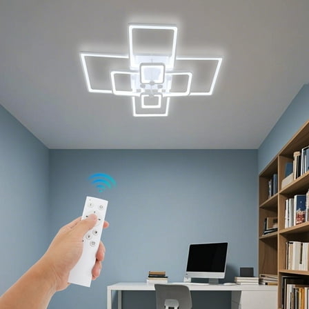 8-Head Ceiling Light LED Ceiling Light with Remote Control Dimming Ceiling Light