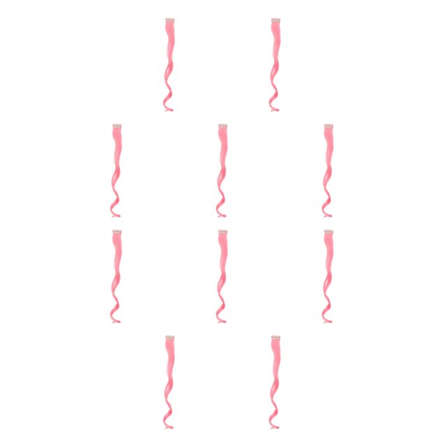 Extensiones de cabello con clip Minnieouse 22 pulgadas sintéticas 10piezas