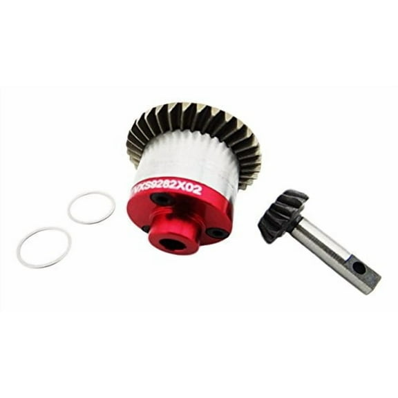 Hot Racing Steel Spiral Gear Set w/ Alum Cover PlateTra 1/16 HRAVXS9282X02 Gears & Differentials