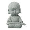 thumbnail image 2 of Estatua de Buda creativa Sunnimix de resina, 2 of 8
