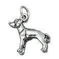 thumbnail image 1 of Sterling Silver 18" Unisex 1.5mm Box Chain 3D Rhodesian Ridgeback Dog Breed Pendant Necklace, 1 of 2