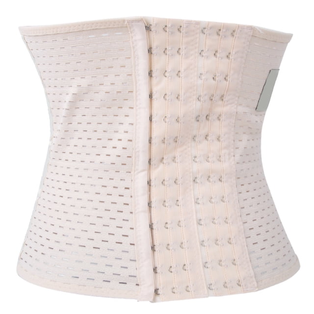 Faja moldeadora de cintura para mujer, accesorio para adelgazar después del parto, bustiers, corsés, ropa interior correctiva, color piel 3XL